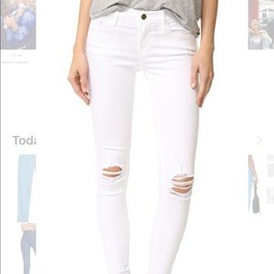 Frame Denim Le skinny de Jeanne Crop